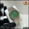 rjw1 (4) ساعة أوديمار اوتو رجالي بمينا أخضر زمردي وإطار ذهبي روز