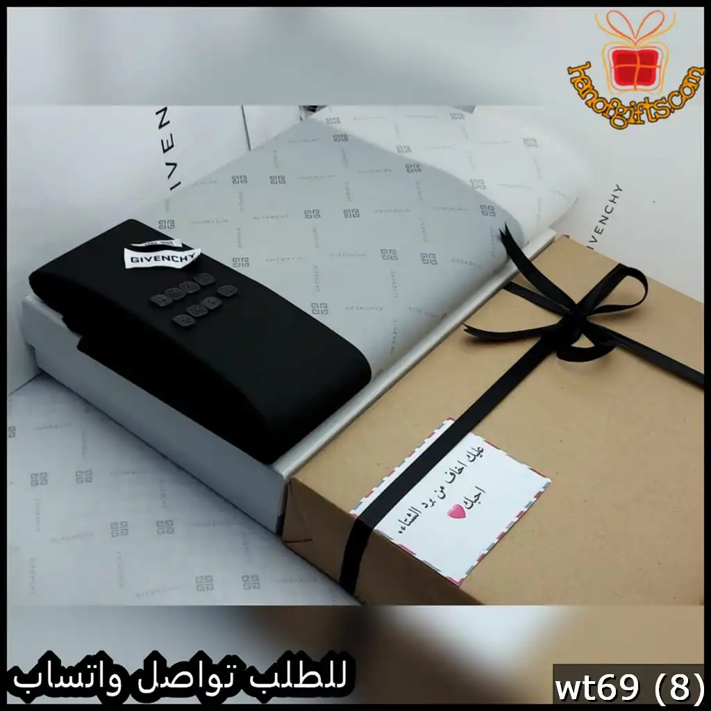 قماش جيفنشي أسود شتوي