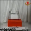 شنطة هرمز بيركن بيضاء جلد تمساح