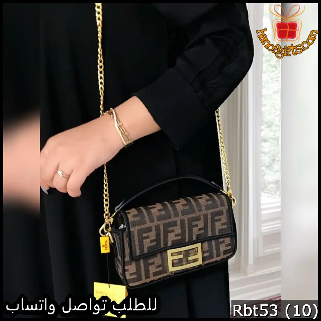 Rbt53 (10) شنطة فندي Fendi baguette الصغيرة