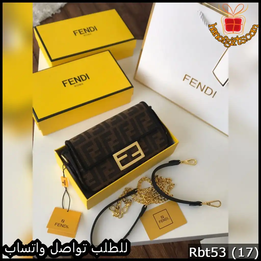 Rbt53 (17) شنطة فندي Fendi baguette الصغيرة