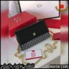 شنطة CH أسود مع نقشة رمادية