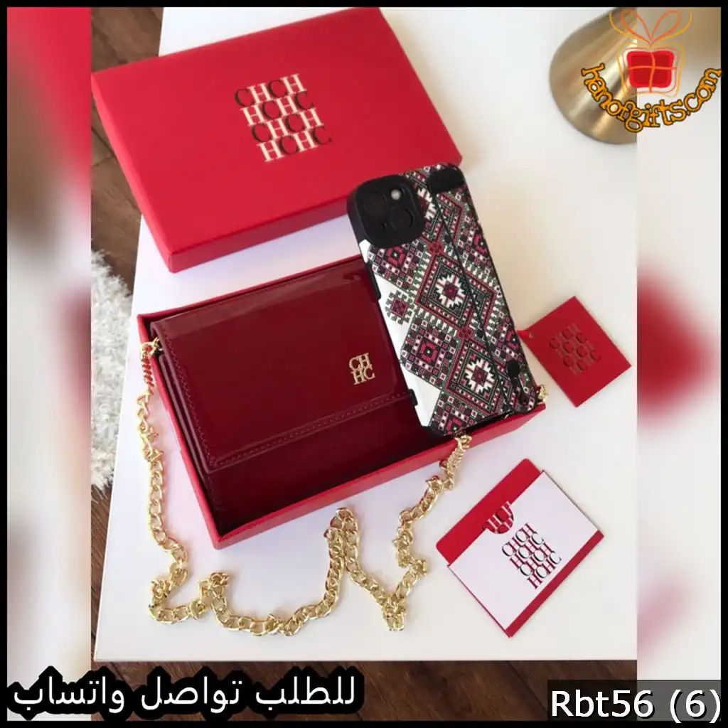 شنطة كارولينا هيريرا احمر لامع