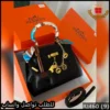 Rbt60 (9) شنطة يد هرمس نسائية باللون الأسود