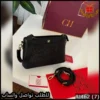 شنطة يد CH سوداء حزام جلد