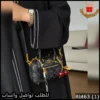 شنطة يد Coach نسائية صغيرة سوداء مع كرز