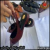 Rbt73 (6) كعب Saint Laurent Le Loafer Slingback عنابي