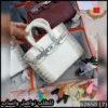 شنطة هرمز أوف وايت مع رمادي معدني