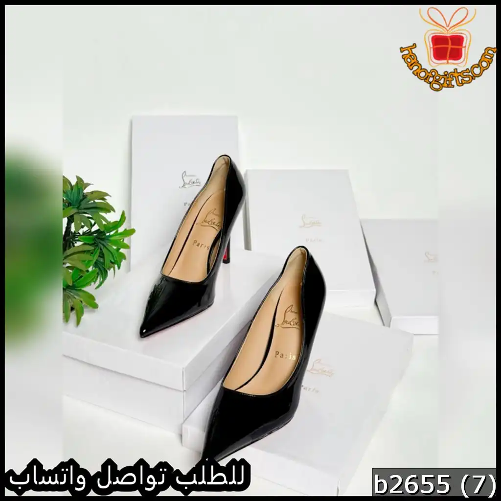 كعب فخم سحاب مدبّب متوفر اسود وعنابي