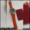 ساعة Patek Philippe رجالية سير جلد برتقالي