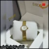 ساعة Dior نسائية حجم صغير 19 ذهبية