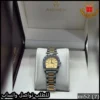 ساعة Aigner النسائية اطار بحروف الماركة ومينا ذهبي