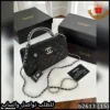 شنطة Chanel نسائية صغيرة سوداء بيد وسلسلة