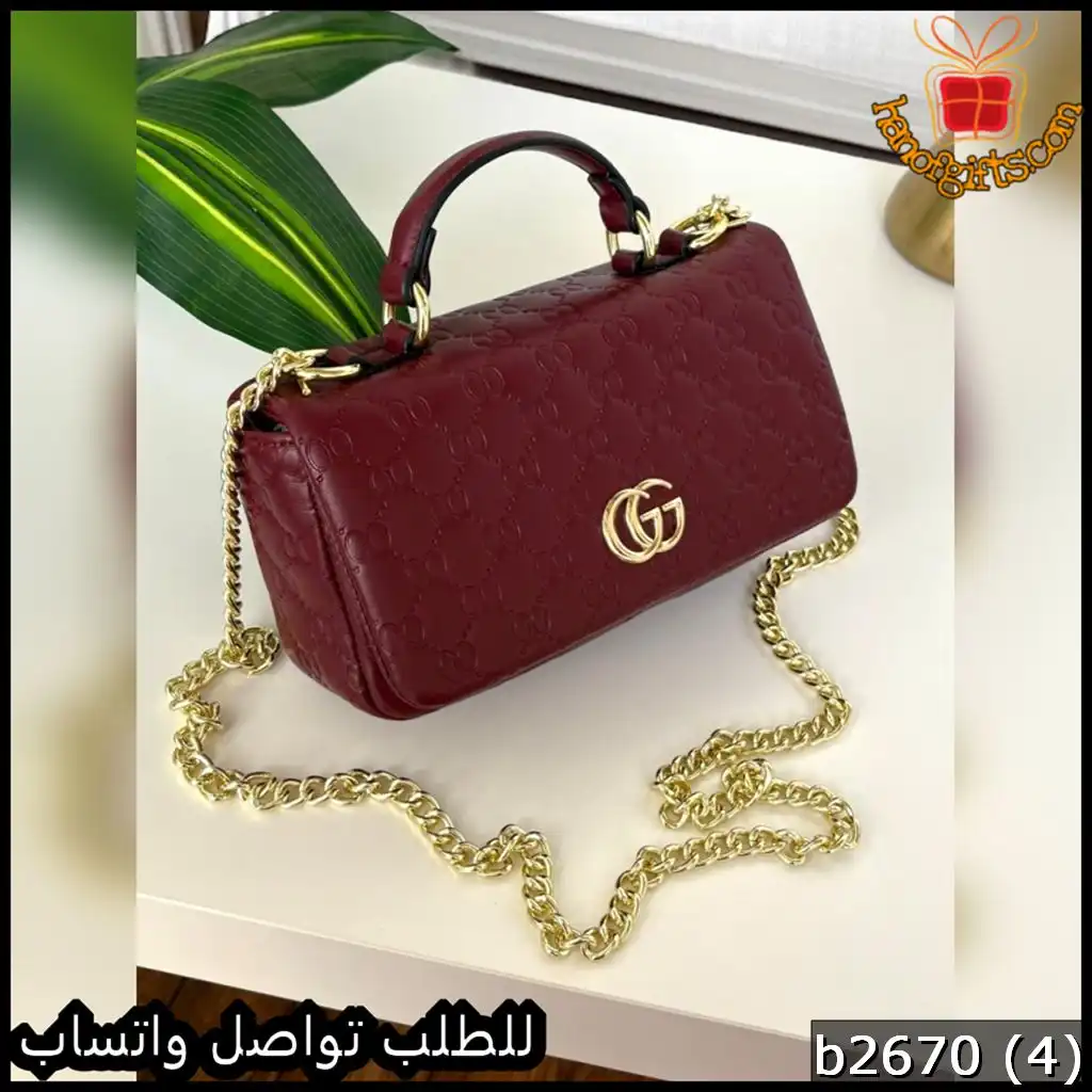 شنط Gucci الكلاسيكية لون احمر