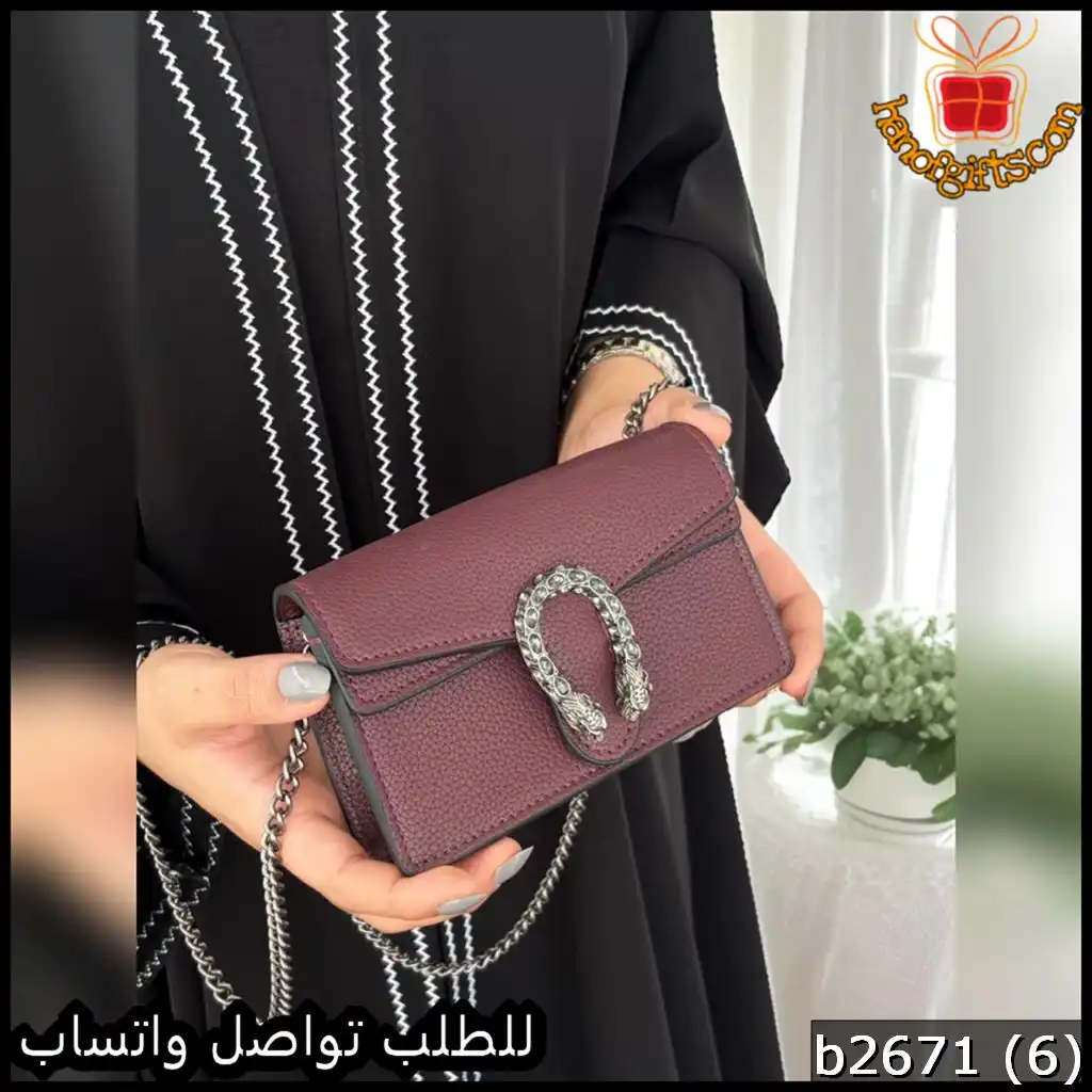 شنطة Gucci نسائية عنابي