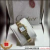 ساعة كارتير بانثر ميني نسائية ذهب بتصميم كلاسيكي أنيق مع سوار ستيل ذهبي