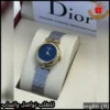 mg86 (9) ساعة Dior نسائية ازرق اطار ذهبي