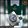 ساعة Rolex Daytona مينا فضي بنقشة