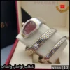 بولغاري Serpenti لفتين مينا عنابي وفصوص