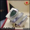 بولغاري Serpenti فضي مع اخضر وفصوص