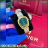 ساعة AIGNER نسائية ذهبي وأخضر