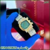 ja68 (1) ساعة اقنر نسائي مكس مينا اخضر