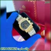 ja68 (8) ساعة اقنر نسائي ذهبي مقاس 30 مم