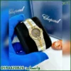 ساعة Chopard نسائي 29 رمادي اطار ساده