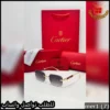 نظارة Cartier رمادي متدرج بدون إطار