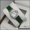 ساعة Audemars Piguet نسائية جلد اخضر