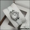 rad100 (9) ساعة ادمر نسائية جلد ابيض