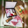 طقم هدايا رجالية جيفنشي شماغ وقلم وكبك وعطر