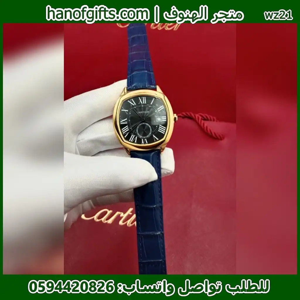 rad95 (17) ساعة كارتير درايف ذهبي وكحلي