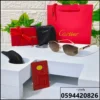 نظارات Cartier Classic Rectangle بني
