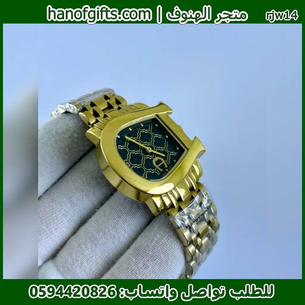 Aigner حذوة الحصان – ساعة نسائية ستيل أنيقة
