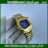 Aigner حذوة الحصان ذهبي مع مينا ازرق