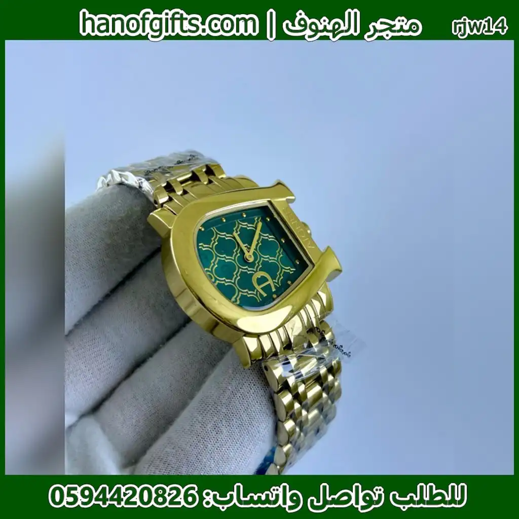 Aigner حذوة الحصان مكس ومينا اخضر