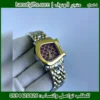 Aigner حذوة الحصان مكس مينا عنابي