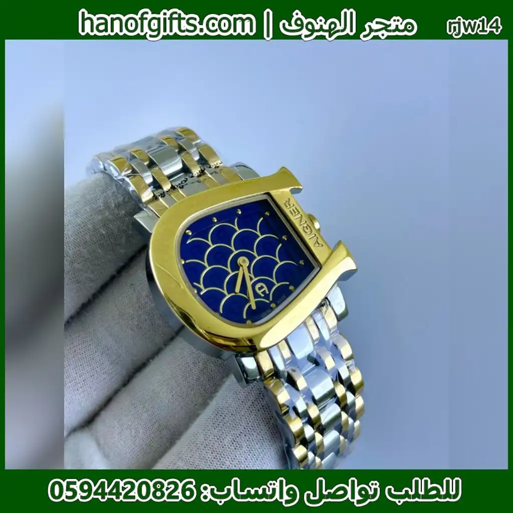 Aigner حذوة الحصان مكس مينا ازرق اطار ساده