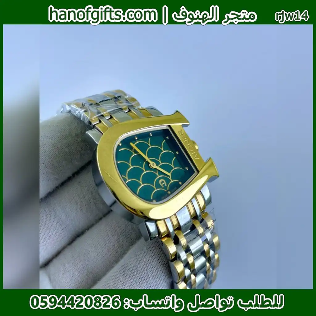 Aigner حذوة الحصان مكس ومينا اخضر