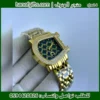 Aigner حذوة الحصان ذهبيه مينا اسود اطار فصوص