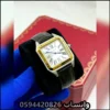 ساعة كارتير سانتوس جلد اسود رجالية