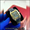 Ja73 (7) ساعات كارتير سانتوس رجالية جلد كحلي و مينا اخضر
