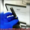 Ja75 (14) قلم Montblanc فرار هيريتج أسود محفور مع فضي