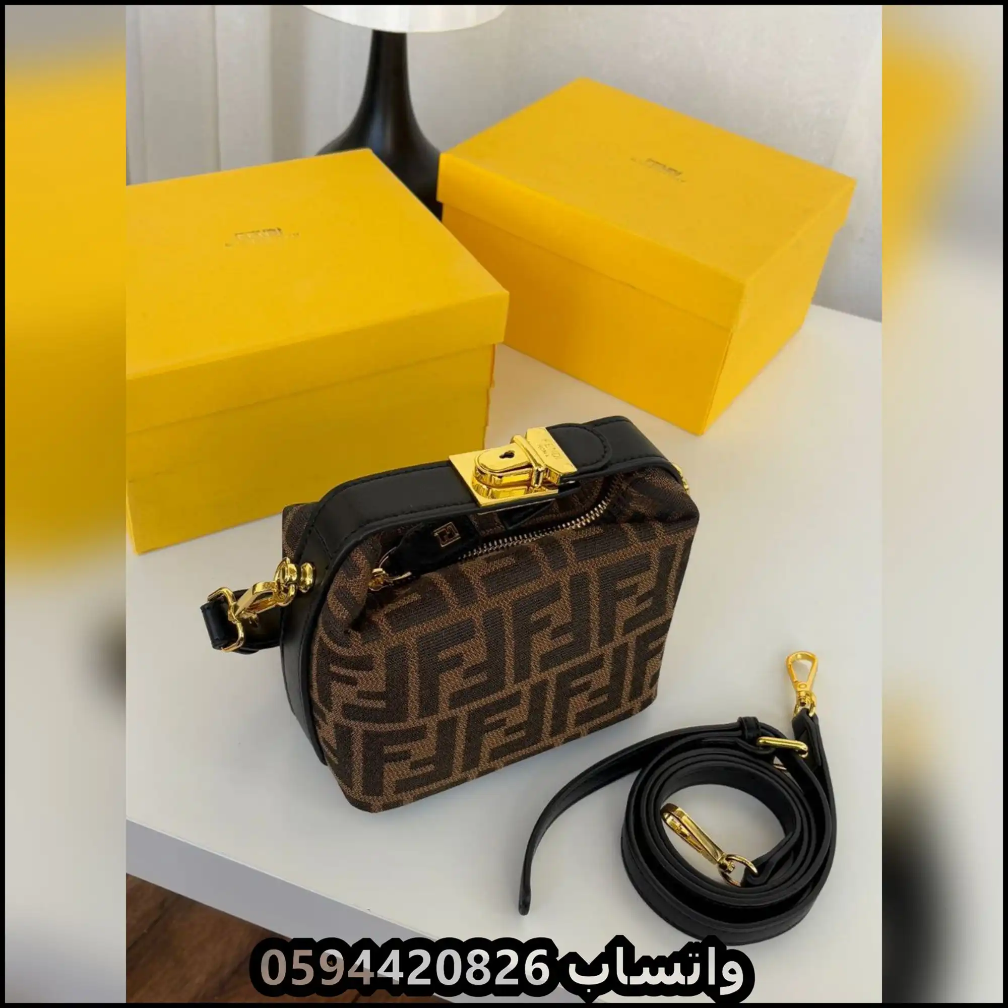 شنطة فندي نسائية قماشية حجم صغير 9 شنطة فندي نسائية قماشية حجم صغير