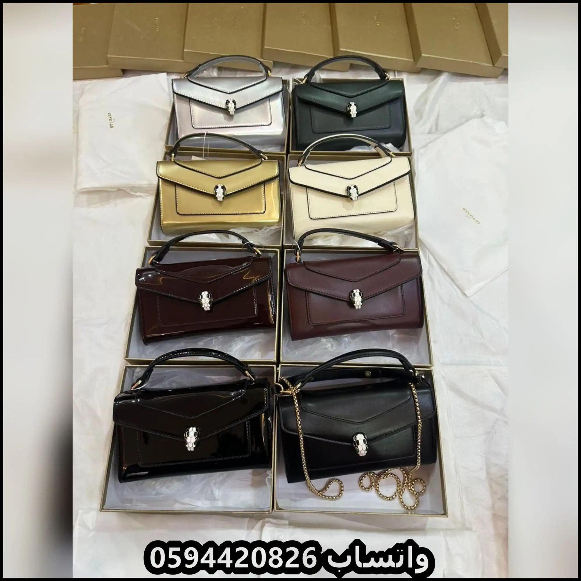 شنط بولغاري نسائية الثعبان