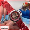 As21 (1) ساعة Jacob & Co Epic X Skeleton جلد احمر