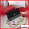 شنطة CH صغيرة كروس اسود و عنابي