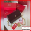 شنطة CH صغيرة كروس اسود و عنابي