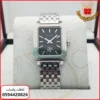 ساعات توري بورش فضية بمينا اسود